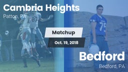 Matchup: Cambria Heights vs. Bedford  2018