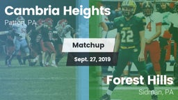 Matchup: Cambria Heights vs. Forest Hills  2019