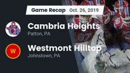 Recap: Cambria Heights  vs. Westmont Hilltop  2019