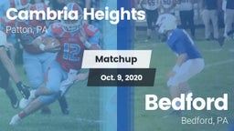 Matchup: Cambria Heights vs. Bedford  2020