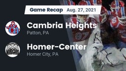 Recap: Cambria Heights  vs. Homer-Center  2021