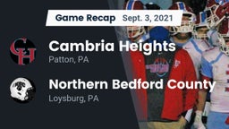 Recap: Cambria Heights  vs. Northern Bedford County  2021