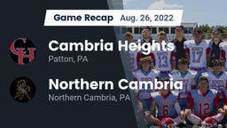 Recap: Cambria Heights  vs. Northern Cambria  2022