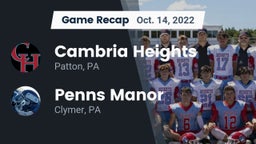 Recap: Cambria Heights  vs. Penns Manor  2022
