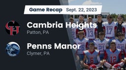 Recap: Cambria Heights  vs. Penns Manor  2023