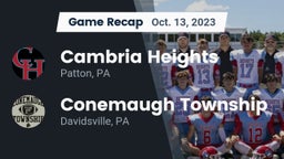 Recap: Cambria Heights  vs. Conemaugh Township  2023