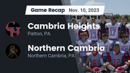 Recap: Cambria Heights  vs. Northern Cambria  2023