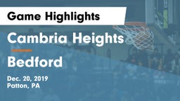 Cambria Heights  vs Bedford  Game Highlights - Dec. 20, 2019