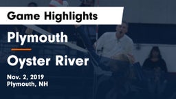 Plymouth  vs Oyster River  Game Highlights - Nov. 2, 2019