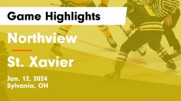Northview  vs St. Xavier  Game Highlights - Jan. 12, 2024