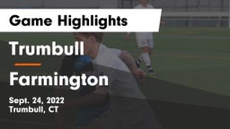Trumbull  vs Farmington  Game Highlights - Sept. 24, 2022