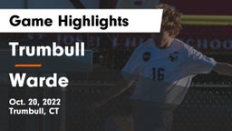 Trumbull  vs Warde  Game Highlights - Oct. 20, 2022
