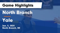 North Branch  vs Yale  Game Highlights - Jan. 5, 2024