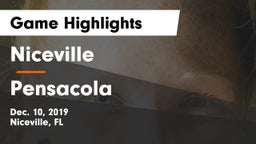 Niceville  vs Pensacola  Game Highlights - Dec. 10, 2019