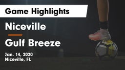Niceville  vs Gulf Breeze  Game Highlights - Jan. 14, 2020