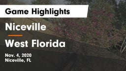 Niceville  vs West Florida  Game Highlights - Nov. 4, 2020