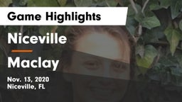 Niceville  vs Maclay  Game Highlights - Nov. 13, 2020