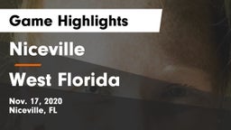Niceville  vs West Florida  Game Highlights - Nov. 17, 2020