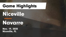 Niceville  vs Navarre  Game Highlights - Nov. 19, 2020