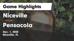 Niceville  vs Pensacola  Game Highlights - Dec. 1, 2020
