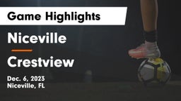 Niceville  vs Crestview  Game Highlights - Dec. 6, 2023