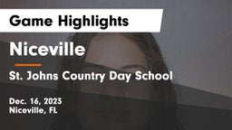 Niceville  vs St. Johns Country Day School Game Highlights - Dec. 16, 2023