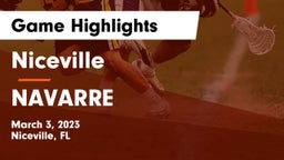 Niceville  vs NAVARRE Game Highlights - March 3, 2023