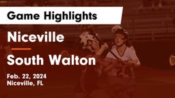 Niceville  vs South Walton  Game Highlights - Feb. 22, 2024