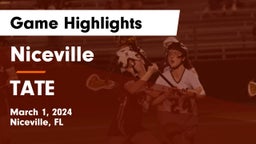 Niceville  vs TATE  Game Highlights - March 1, 2024