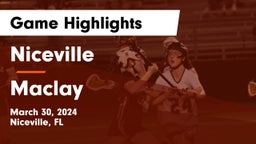 Niceville  vs Maclay  Game Highlights - March 30, 2024
