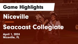 Niceville  vs Seacoast Collegiate  Game Highlights - April 1, 2024