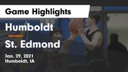 Humboldt  vs St. Edmond  Game Highlights - Jan. 29, 2021