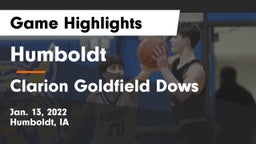 Humboldt  vs Clarion Goldfield Dows  Game Highlights - Jan. 13, 2022
