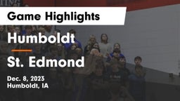 Humboldt  vs St. Edmond  Game Highlights - Dec. 8, 2023