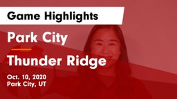 Park City  vs Thunder Ridge  Game Highlights - Oct. 10, 2020
