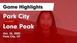 Park City  vs Lone Peak Game Highlights - Oct. 26, 2020
