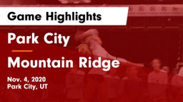 Park City  vs Mountain Ridge  Game Highlights - Nov. 4, 2020