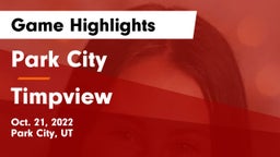 Park City  vs Timpview  Game Highlights - Oct. 21, 2022