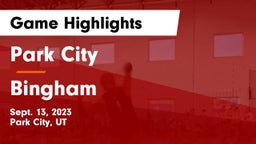 Park City  vs Bingham  Game Highlights - Sept. 13, 2023
