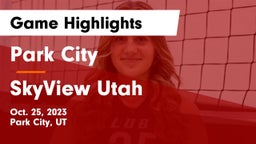 Park City  vs SkyView  Utah Game Highlights - Oct. 25, 2023