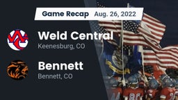 Recap: Weld Central  vs. Bennett  2022
