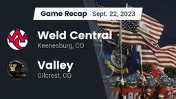 Recap: Weld Central  vs. Valley  2023