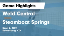 Weld Central  vs Steamboat Springs  Game Highlights - Sept. 2, 2022