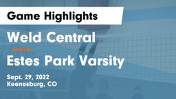 Weld Central  vs Estes Park Varsity  Game Highlights - Sept. 29, 2022