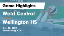 Weld Central  vs Wellington HS Game Highlights - Oct. 13, 2022