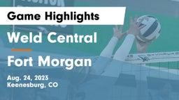 Weld Central  vs Fort Morgan  Game Highlights - Aug. 24, 2023