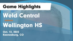 Weld Central  vs Wellington HS Game Highlights - Oct. 12, 2023