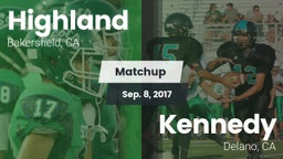 Matchup: Highland  vs. Kennedy  2017