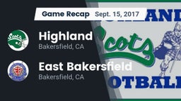Recap: Highland  vs. East Bakersfield  2017