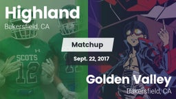 Matchup: Highland  vs. Golden Valley  2017